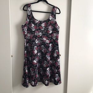 Candy skull skater dress